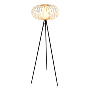 Briloner 1759011 - Põrandalamp 1xE27/10W/230V bambus/must