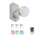Briloner 2040-012 - LED RGB hämardatav suunavalgusti LED/3,3W/230V + kaugjuhtimispult