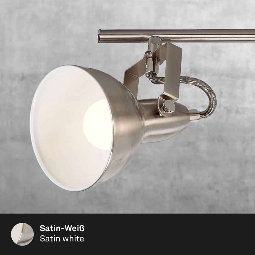 Briloner 2049-042 - Suunavalgusti 4xE14/40W/230V hõbedane