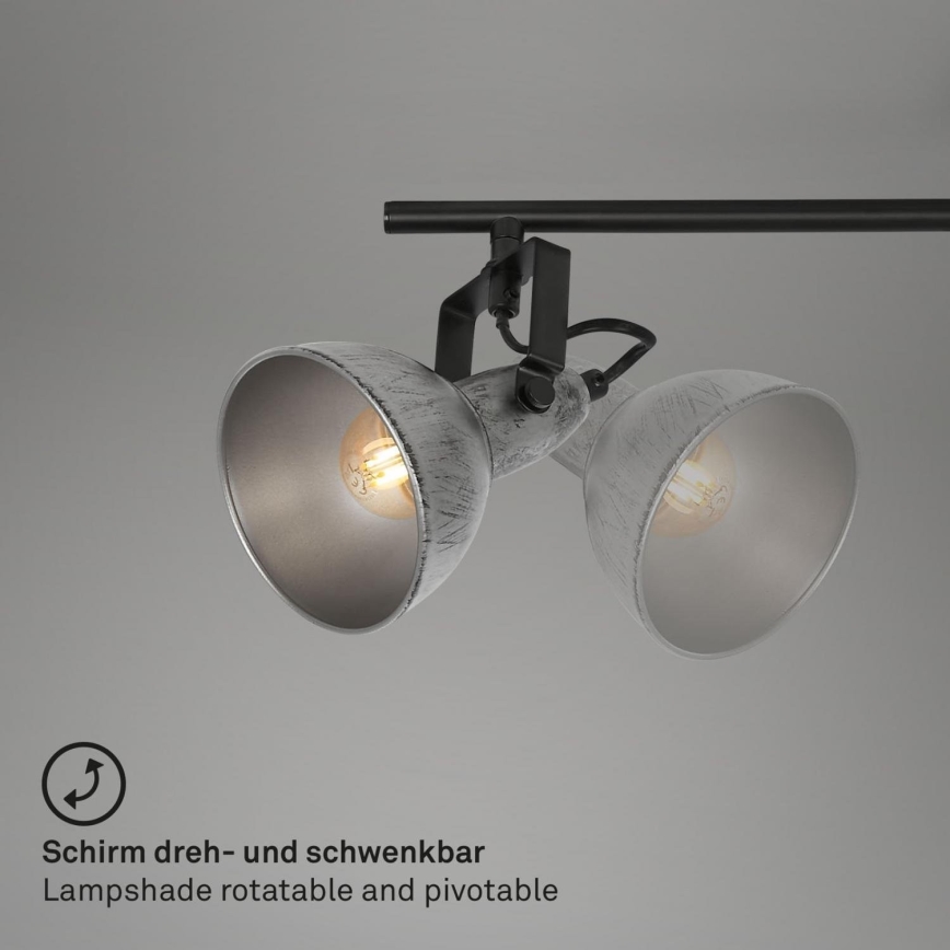 Briloner 2049-044 - Kohtvalgusti RETRO 4xE14/40W/230V hall