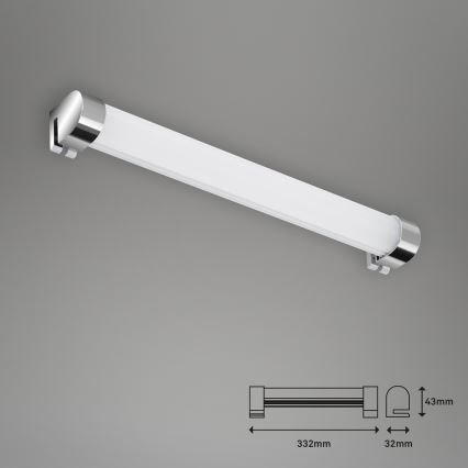 Briloner 2059-018 - LED Peeglivalgustus vannituppa SPLASH LED/8W/230V IP44