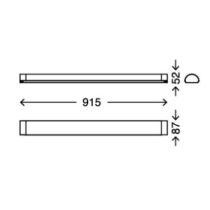 Briloner 2070-218 - LED Peeglivalgusti vannituppa BATH LED/15W/230V IP44