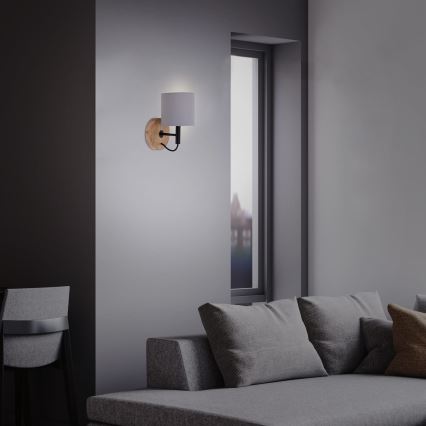 Briloner 2075-014 - Seinavalgusti RHON 1xE14/25W/230V kummipuit