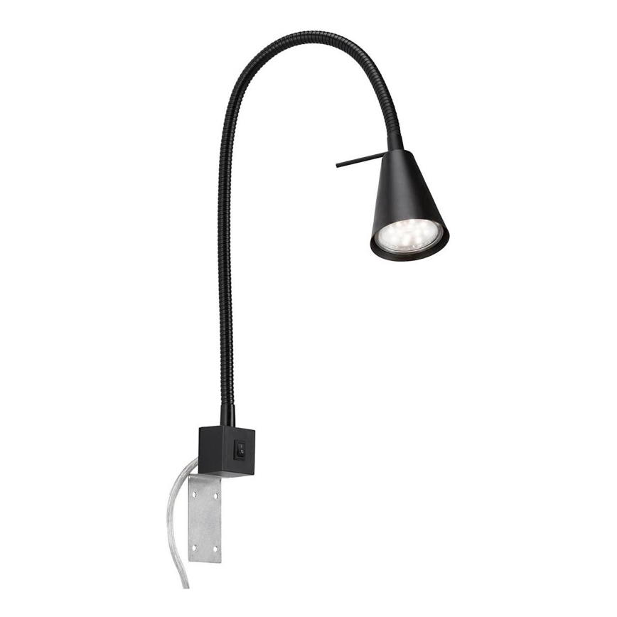 Briloner 2080-015 - LED Seinavalgusti COMFORT LIGHT 1xGU10/5W/230V must