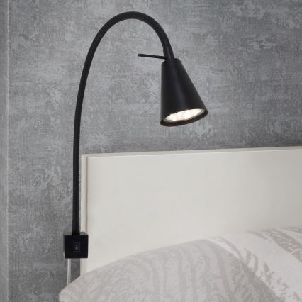 Briloner 2080-015 - LED Seinavalgusti COMFORT LIGHT 1xGU10/5W/230V must