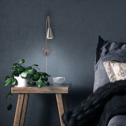 Briloner 2082-012 - painduv LED-seinavalgusti COMFORT LIGHT 1xGU10/5W/230V mattkroom