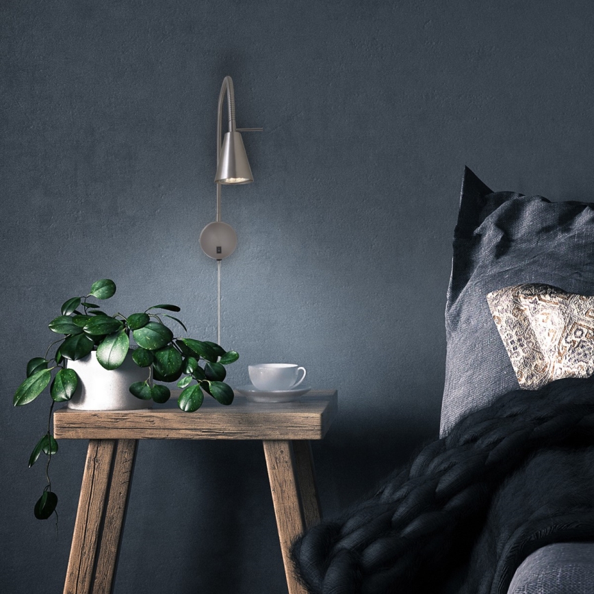 Briloner 2082-012 - painduv LED-seinavalgusti COMFORT LIGHT 1xGU10/5W/230V mattkroom