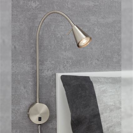 Briloner 2082-012 - painduv LED-seinavalgusti COMFORT LIGHT 1xGU10/5W/230V mattkroom