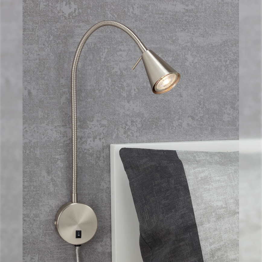 Briloner 2082-012 - painduv LED-seinavalgusti COMFORT LIGHT 1xGU10/5W/230V mattkroom