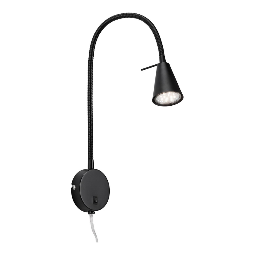 Briloner 2082-015 - LED Seinavalgusti COMFORT LIGHT 1xGU10/5W/230V must