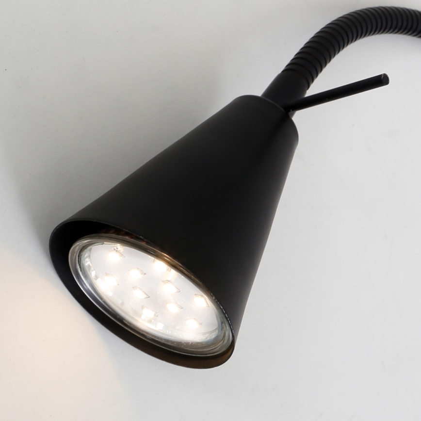 Briloner 2082-015 - LED Seinavalgusti COMFORT LIGHT 1xGU10/5W/230V must