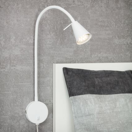 Briloner 2082-016 - LED Seinavalgusti COMFORT LIGHT 1xGU10/5W/230V valge