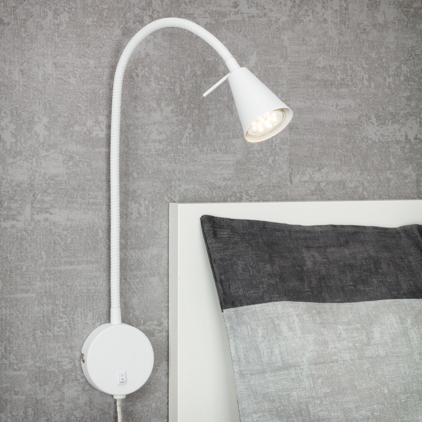 Briloner 2082-016 - LED Seinavalgusti COMFORT LIGHT 1xGU10/5W/230V valge
