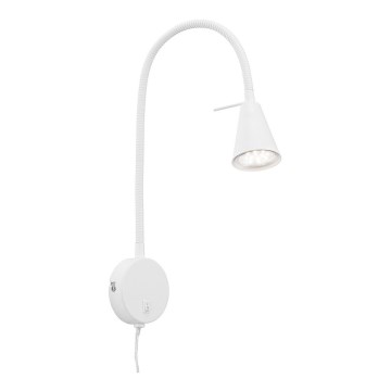 Briloner 2082-016 - painduv LED-seinavalgusti COMFORT LIGHT 1xGU10/5W/230V valge