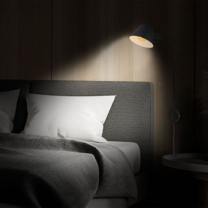 Briloner 2089-015 - Painduv seinavalgusti BRELLO 1xE27/10W/230V must