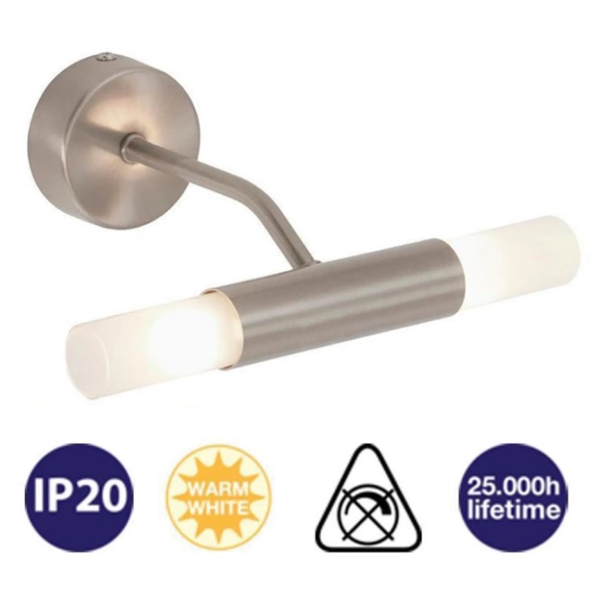 Briloner 2096-022 - Seinavalgusti 2xG9/2,25W/230V