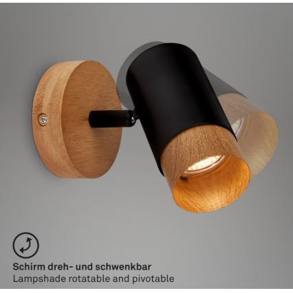 Briloner 2144015 - Kohtvalgusti seinale SPOT 1xGU10/9W/230V