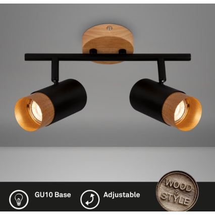 Briloner 2144025 - Kohtvalgusti SPOT 2xGU10/9W/230V