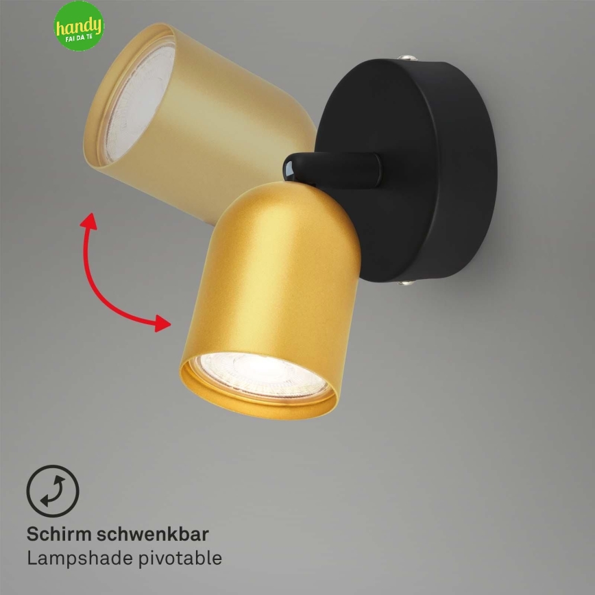 Briloner 2145-017 - Seinale paigaldatav sihtvalgusti 1xGU10/9W/230V