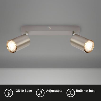 Briloner 2172-022 - SPOT spottvalgusti 2xGU10/9W/230V mattkroom