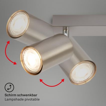 Briloner 2172-022 - SPOT spottvalgusti 2xGU10/9W/230V mattkroom