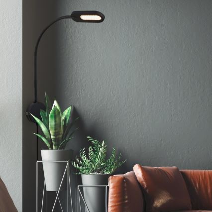 Briloner 2177015 - LED Hämardatav flexible wall lamp LED/6W/230V must