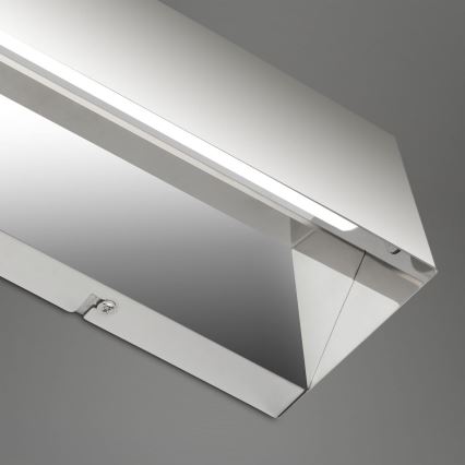 Briloner 2204-018 - LED Väli seinavalgusti LED/8W/230V IP44 läikiv kroom
