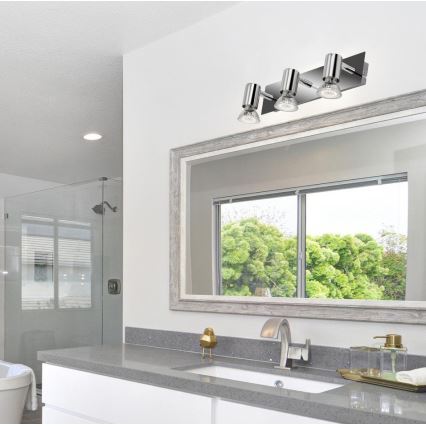 Briloner 2290-038 - LED Kohtvalgusti vannituppa SPLASH 3xGU10/5W/230V IP23