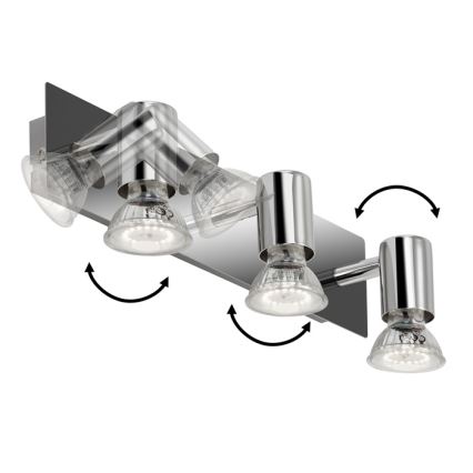Briloner 2290-038 - LED Kohtvalgusti vannituppa SPLASH 3xGU10/5W/230V IP23