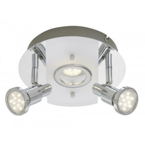 Briloner 2292-038 - LED Kohtvalgusti SPLASH 2xGU10/3W/230V + 1xLED/5W