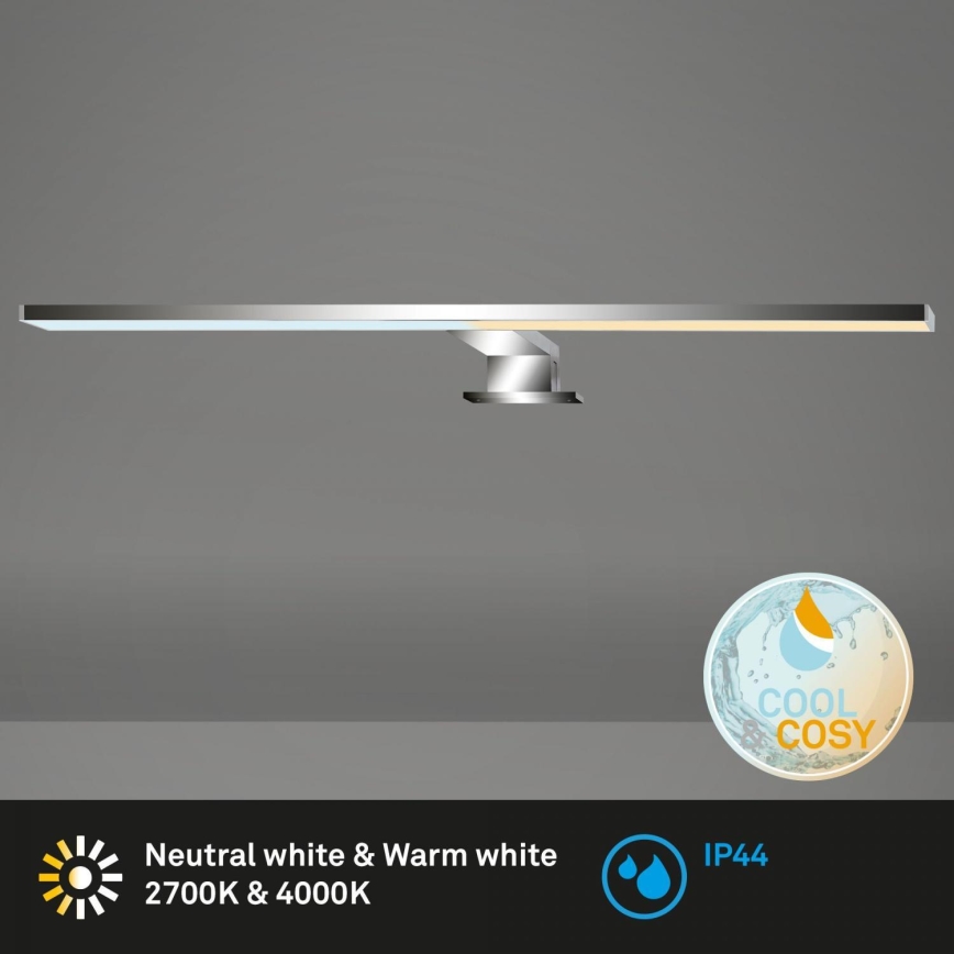 Briloner 2299-018 - LED Hämardatav peeglivalgustus vannituppa COOL&COSY LED/8W/230V 2700/4000K IP44