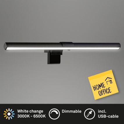 Briloner 2303-015 - LED Hämardatav monitorivalgustus LED/3,5W/230V 2700/4000/6500K