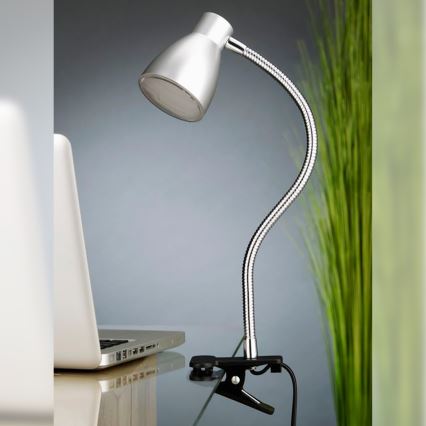 Briloner 2615-014P - LED Lamp klambriga GRIP LED/2,5W/230V hõbedane