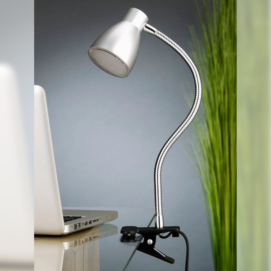 Briloner 2615-014P - LED Lamp klambriga GRIP LED/2,5W/230V hõbedane