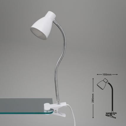 Briloner 2615-016P - LED Lamp klambriga GRIP LED/2,5W/230V valge
