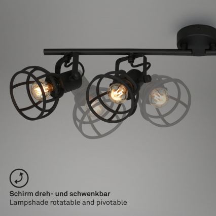 Briloner 2669-045 - Kohtvalgusti RETRO 4xE14/25W/230V