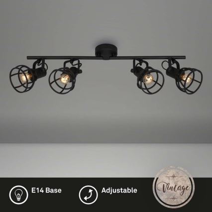 Briloner 2669-045 - Kohtvalgusti RETRO 4xE14/25W/230V