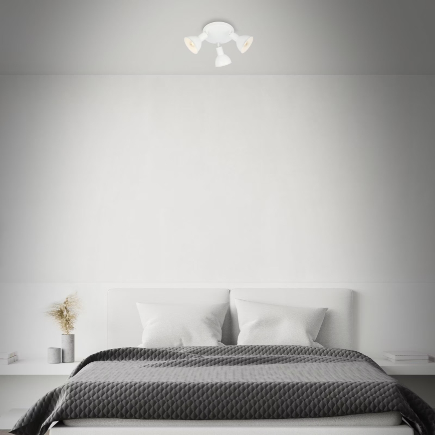 Briloner 2674-036 - Kohtvalgusti RETRO 3xE14/25W/230V valge