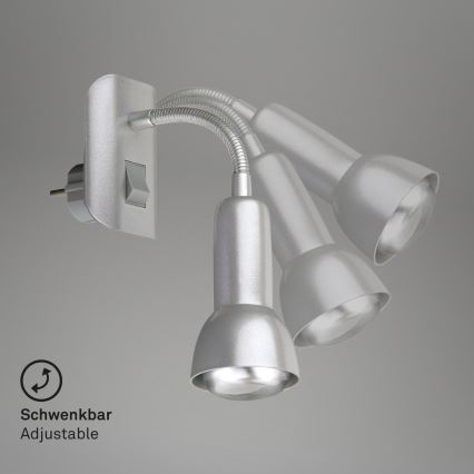 Briloner 2739-014P - Valgusti pistikuga 1xE14/25W/230V