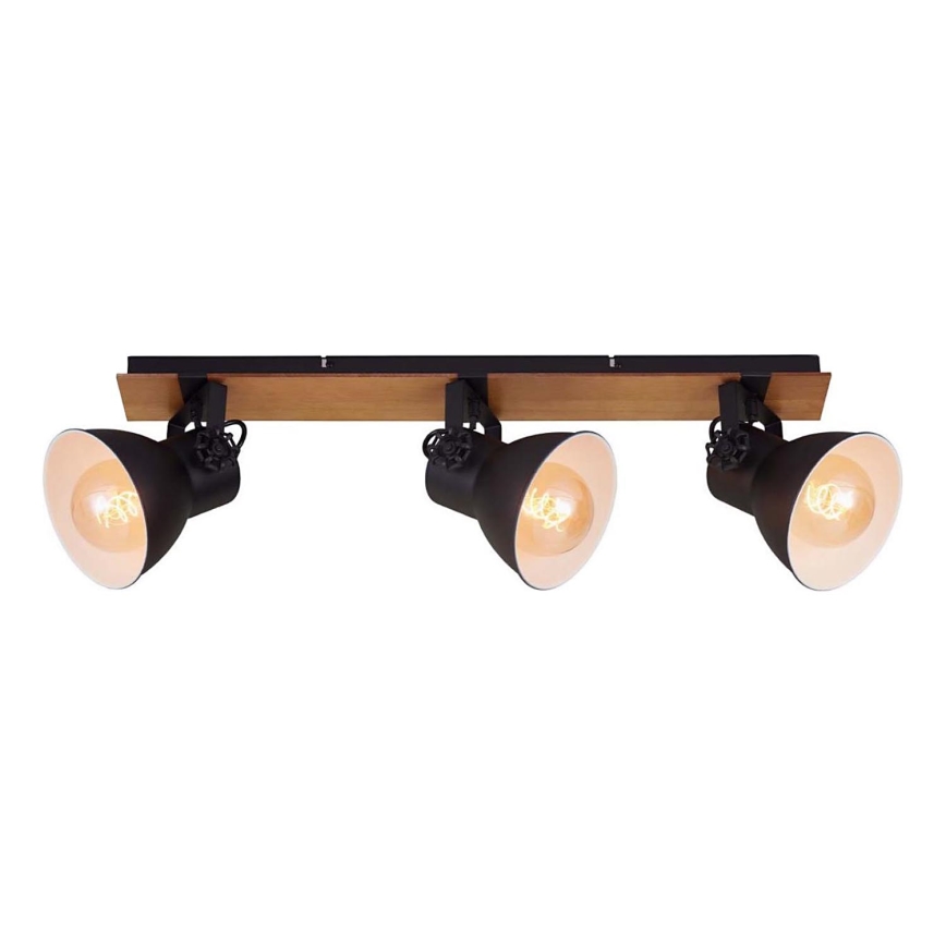 Briloner 2742-035 - Kohtvalgusti SPOTLIGHT 3xE27/40W/230V must/pruun