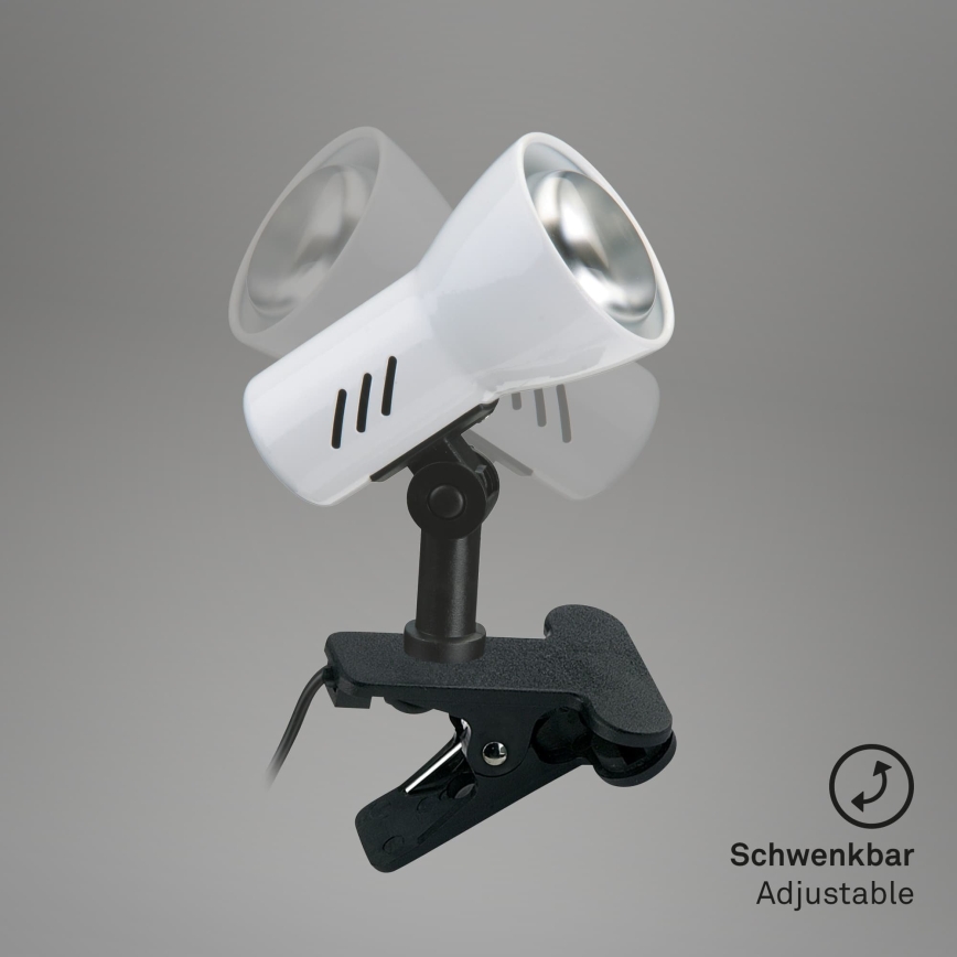Briloner 2794/016P - Kinnitusega lamp 1xE14/40W/230V must/valge