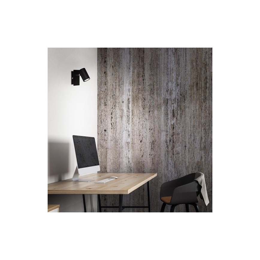 Briloner 2857-015 - Kohtvalgusti seinale SPOT 1xGU10/40W/230V must