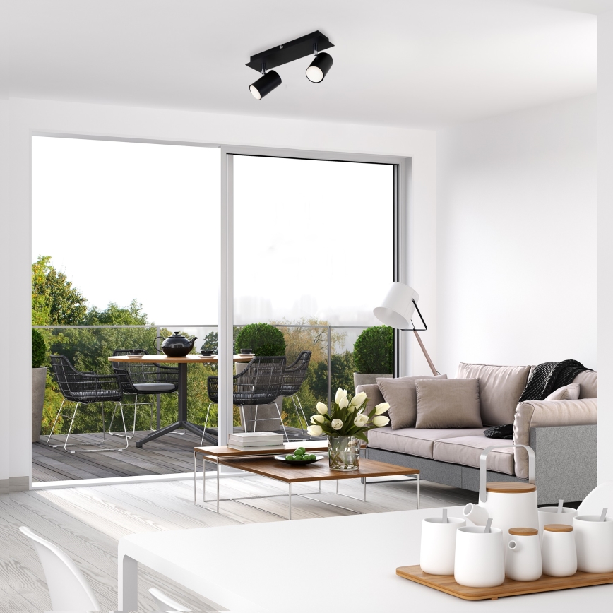Briloner 2857-025 - Kohtvalgusti SPOT 2xGU10/40W/230V must