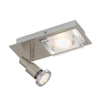 Briloner 2879-022 - LED Laevalgusti COMBINATA 1xGU10/3W + LED/5W/230V