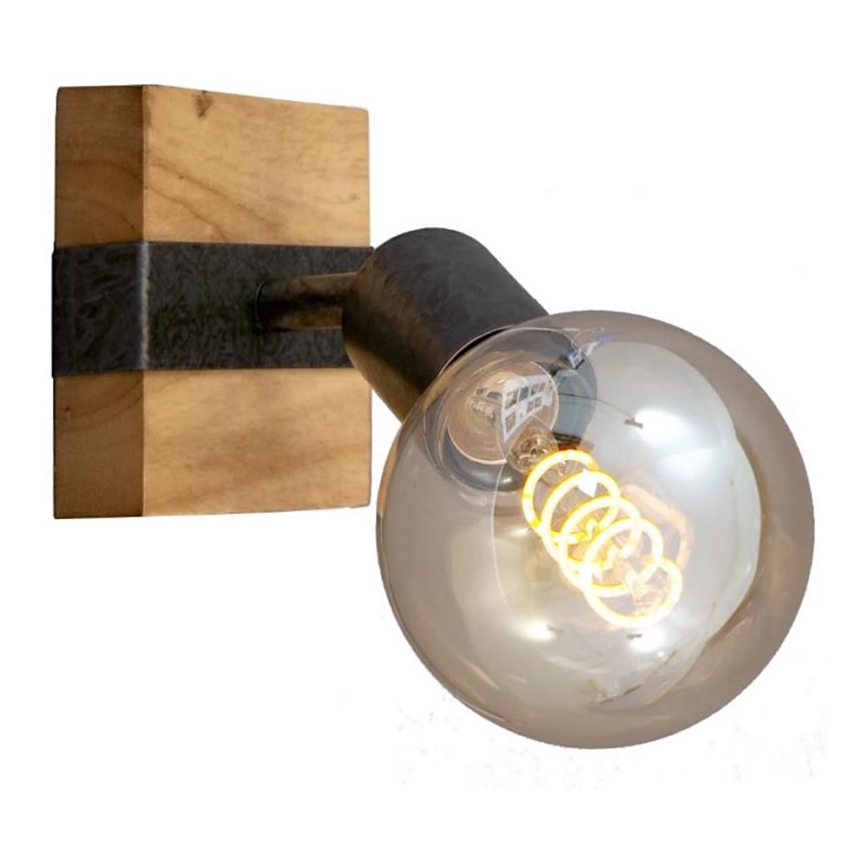 Briloner 2900-011 - Kohtvalgusti seinale WOOD BASIC 1xE27/25W/230V