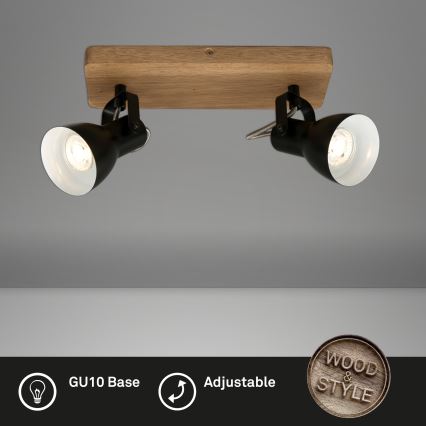 Briloner 2902-025 - Kohtvalgusti SPOT 2xGU10/35W/230V