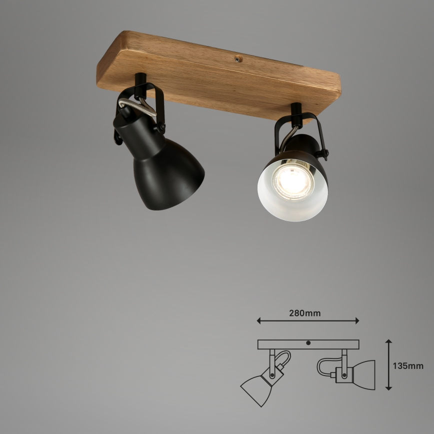 Briloner 2902-025 - Kohtvalgusti SPOT 2xGU10/35W/230V