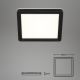 Briloner 3010-015 - LED Laevalgusti LED/8W/230V 19x19 cm must IP44
