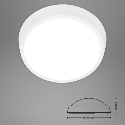 Briloner 3018-016 - LEd Väli laevalgusti HAGEN LED/24W/230V 4000K IP44 valge