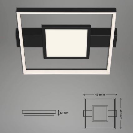 Briloner 3028-015 - LED Hämardatav laevalgusti FRAME LED/38W/230V